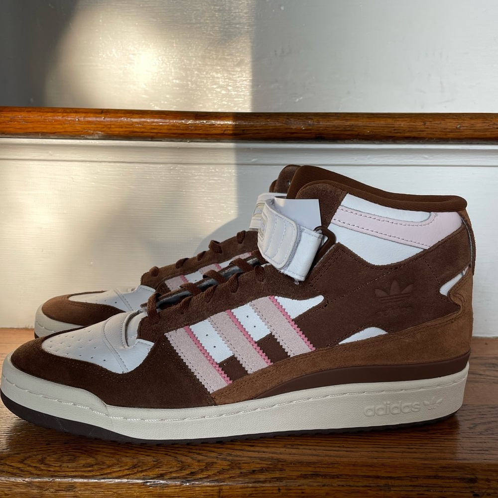 New Size 12 - adidas Forum Mid Chocolate To My Strawberry 2022